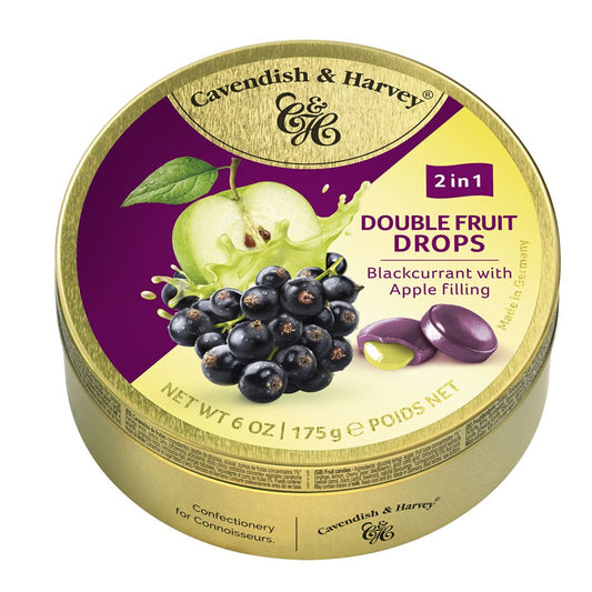 黑醋栗蘋果夾心水果糖175g